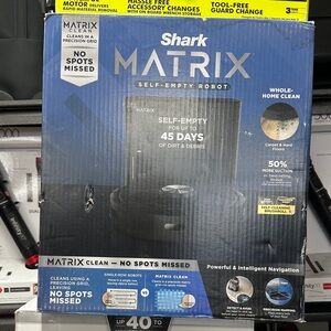 Shark Matrix Self-Empty Robot Vacuum - Black